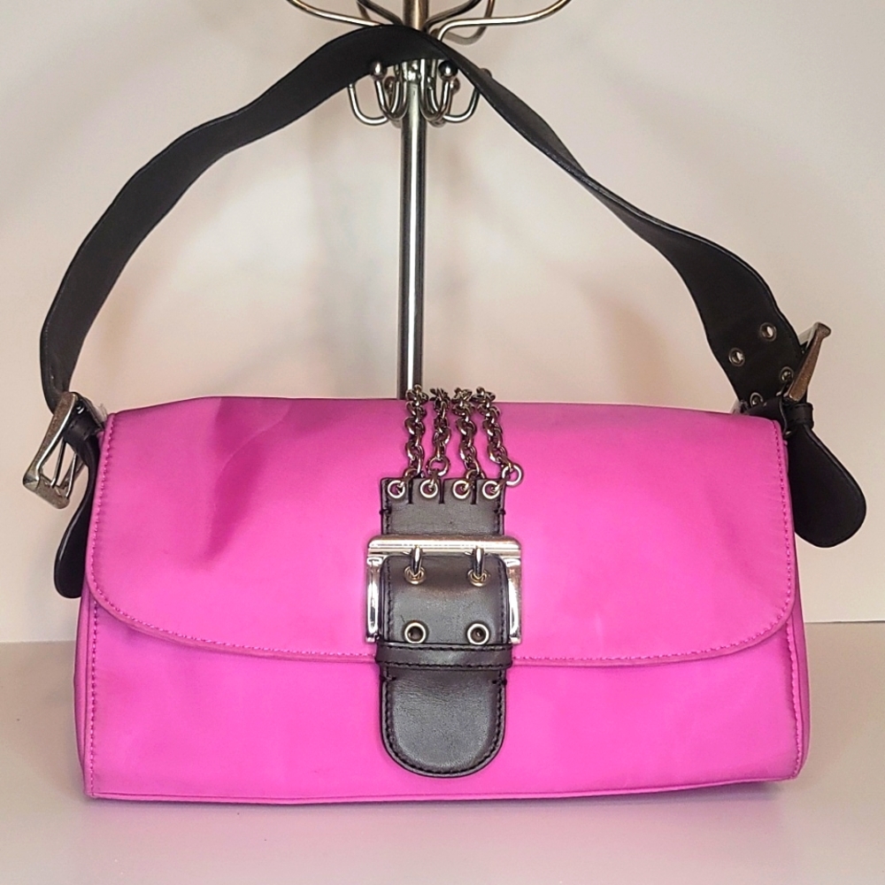 Gianni Bini Pink Shoulder Bag Magnetic Closure